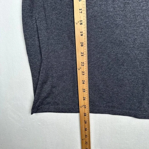 Mount Rushmore Sz L Gray Graphic Print Short Sleeve Crewneck Tee Shirt - Picture 7 of 8